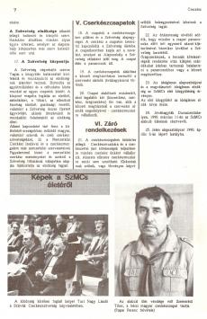 1990. április 6. - az SZMCS első alapszabálya III. (részlet a Cserkész újságból)