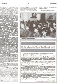 1990. június 20. - Újjáéled a dunaszerdahelyi cserkészet